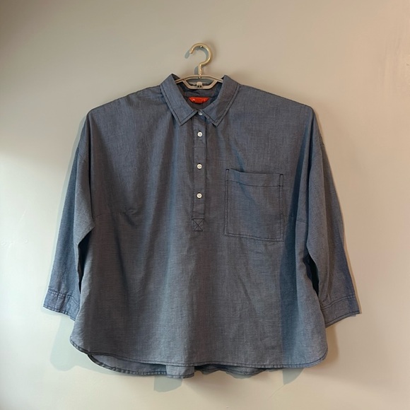 Blue Long Sleeve Joe Fresh Shirt 3X - Picture 7 of 8